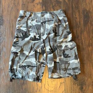 Camouflage Cargo Shorts